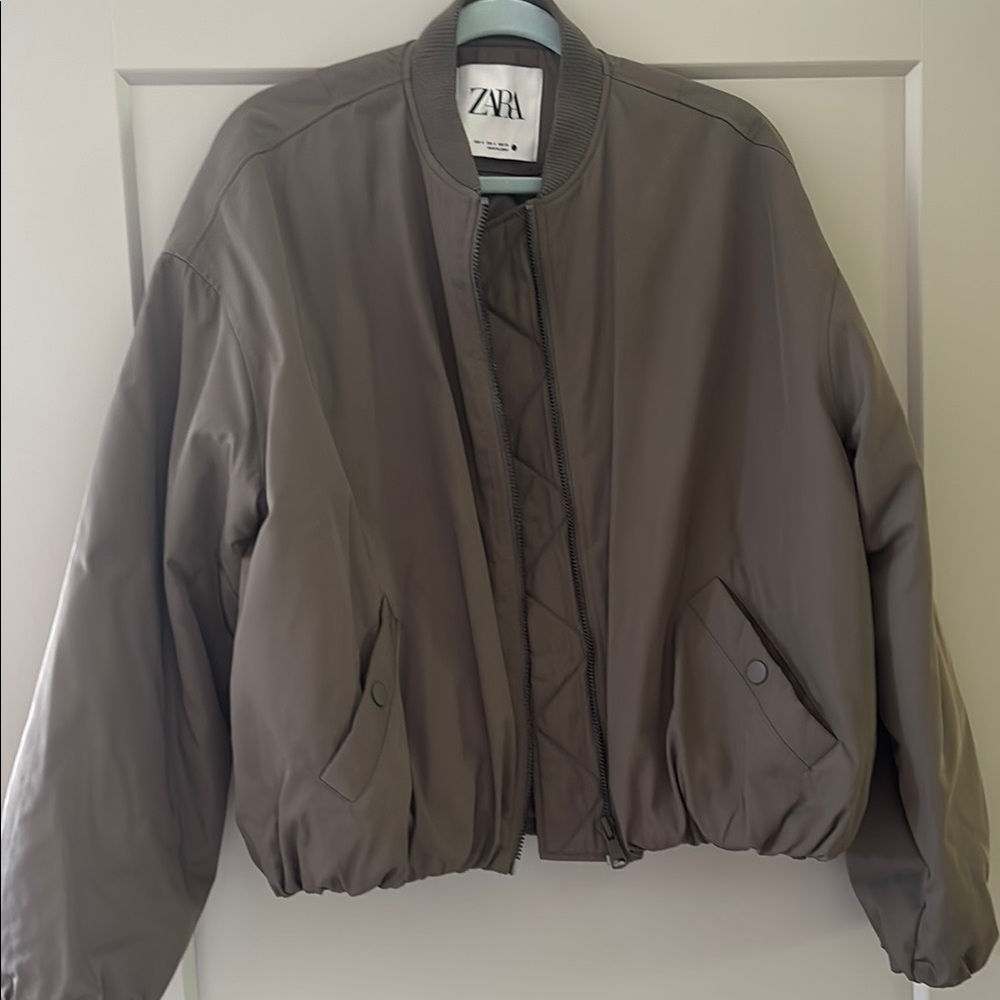 Zara Oversized Bomber Jacket - Picture 3 of 6